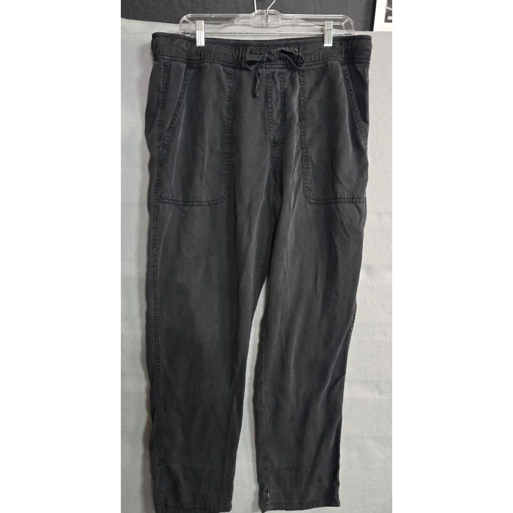 Orvis Faded Black Cargo Pants Elastic Drawstring Utility Gorpcore Men's M